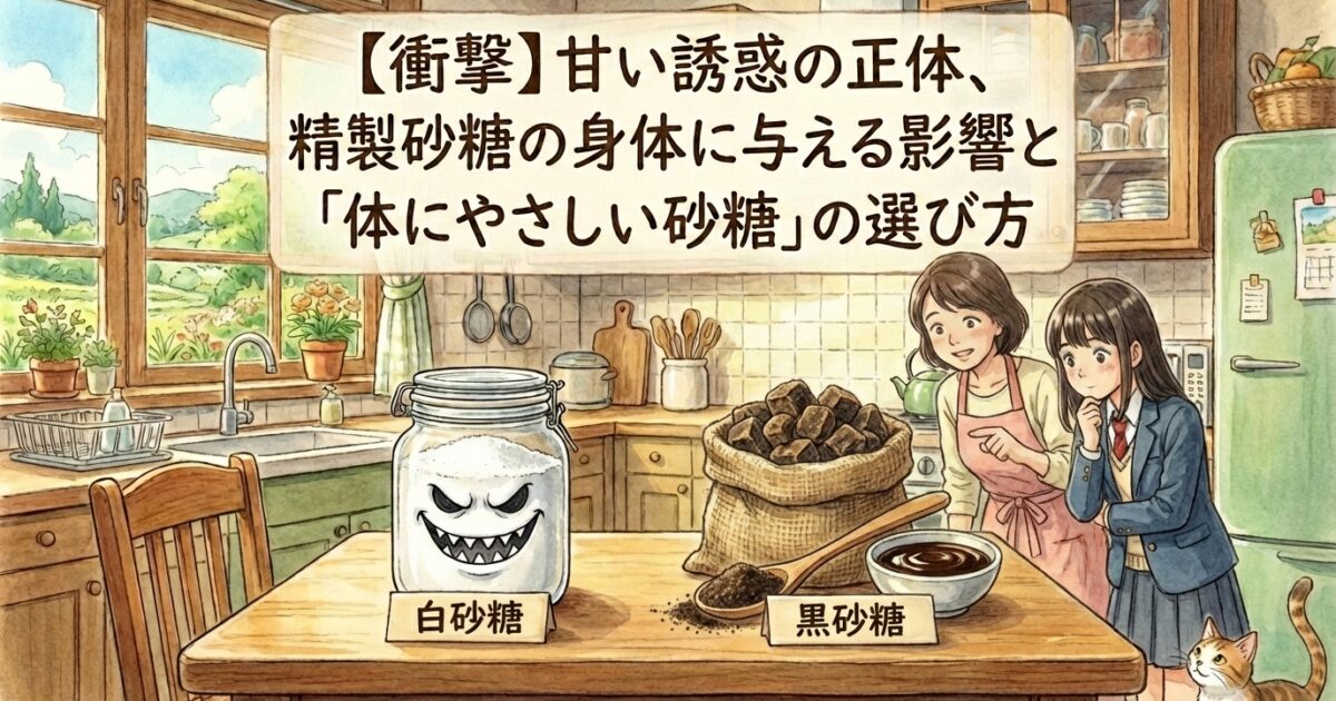 白砂糖と黒砂糖