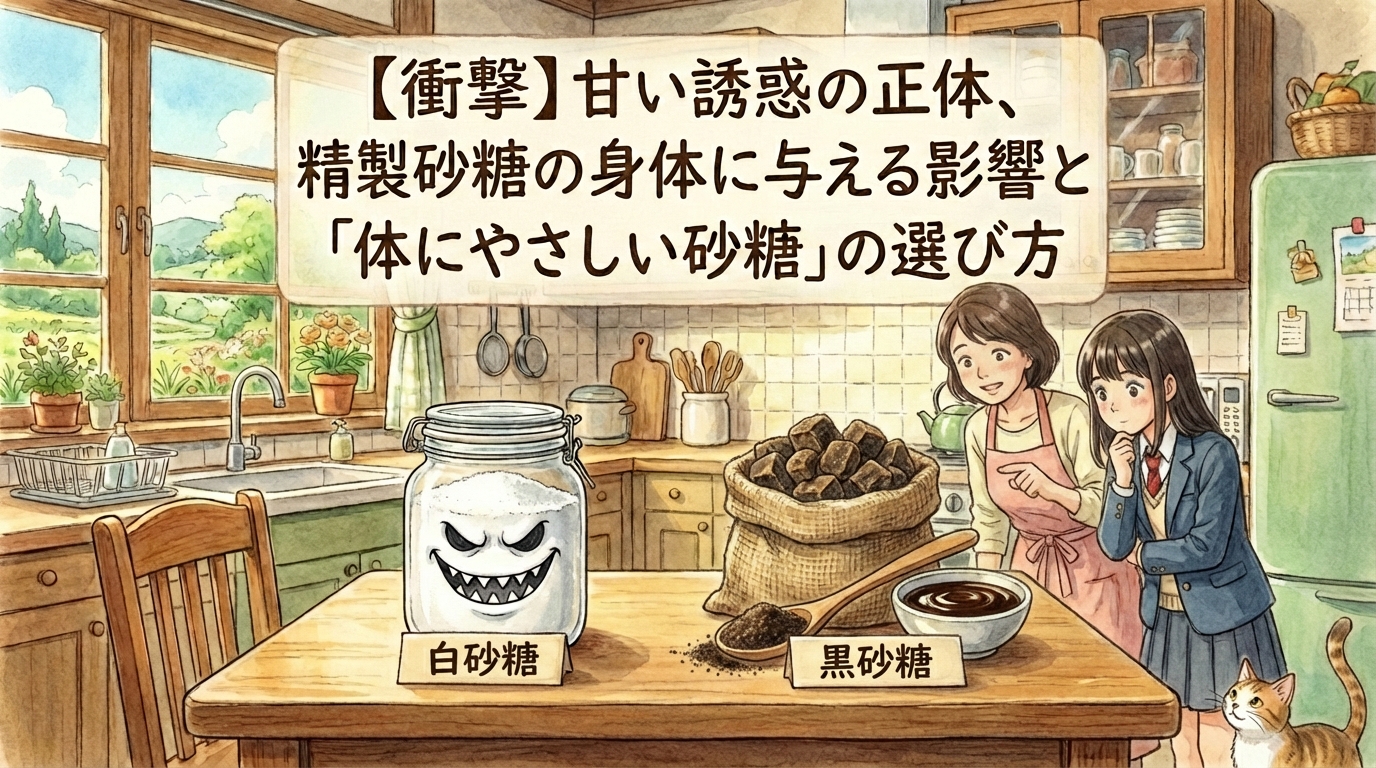 白砂糖と黒砂糖