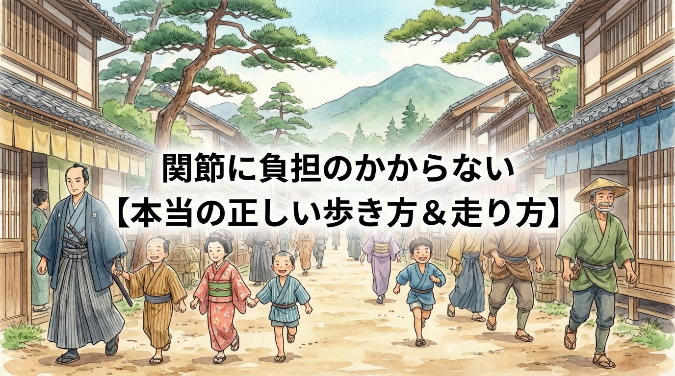 正しい歩き肩＆走り方