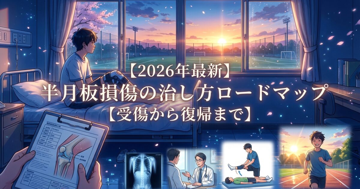 半月板損傷の治し方について